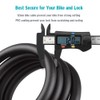 Titanker Bike Locks with Keys, Bike Lock Cable 4 Feet