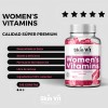 Gomitas Multivitaminico Mujer Vitaminas Colgeno Biotina 100 Sabor Fresa Womens