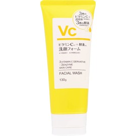 Vitamin C Formulated Enzyme Facial Cleanser, 4.6 oz (130 g), Kumano Oil