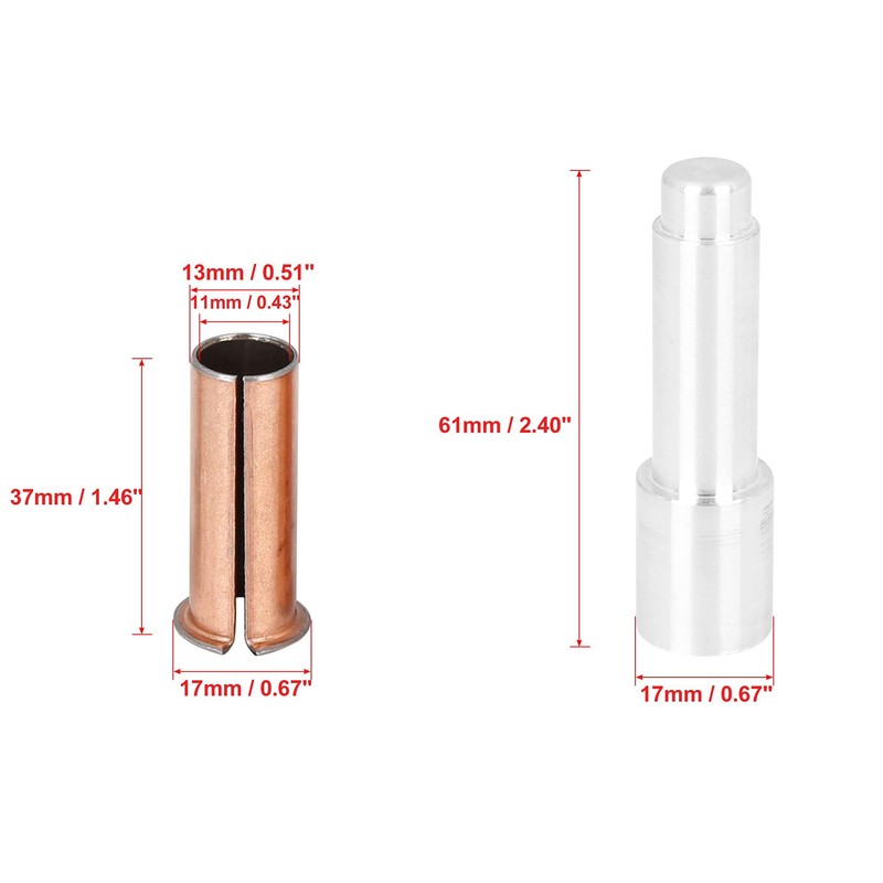 MACHSWON 1 Set Door Hinge Bushing Liners Replacement for Je-ep