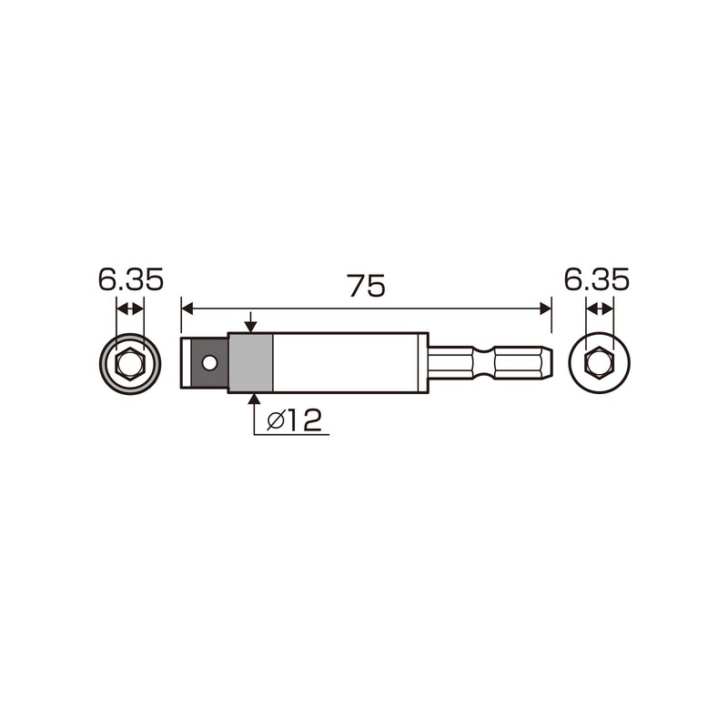 ANEX ATA-M4 Torque Adapter for Electrical Work M4 (1.4N・m)