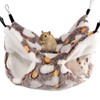 MiOYOOW Small Pet Cage Hammock Warm Rat Hammock Cave Guinea
