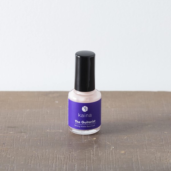 Kaina The Guitarist Resin that allows oxygen to pass through the nails to reduce the feeling of closing your nails. Quick drying, discreet matte finish. Developed in collaboration with renowned professional guitarists and 30 years nail experts. Long seller!