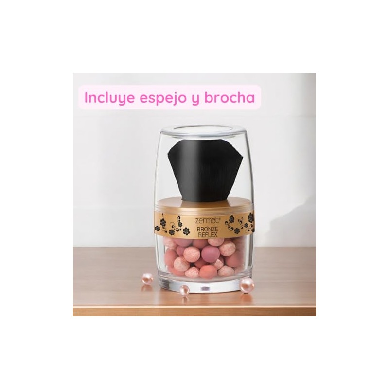 Rubor en Perlas Eleganzza Reflex Bronze | 18 g de