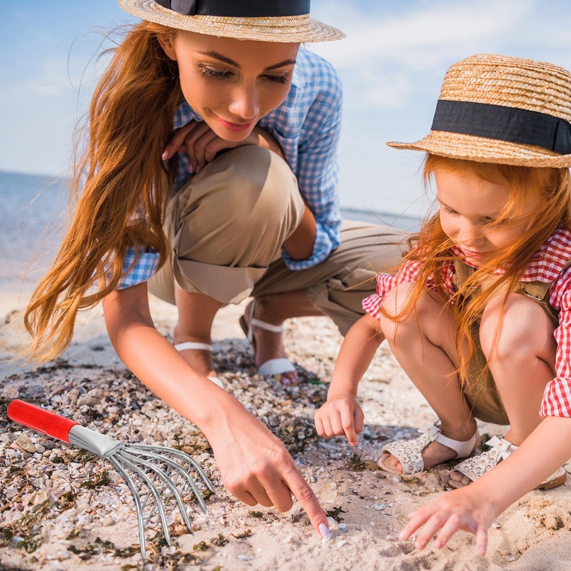 sourcing map Clam Rake 9.84" Small Shells Clam Digger Soil