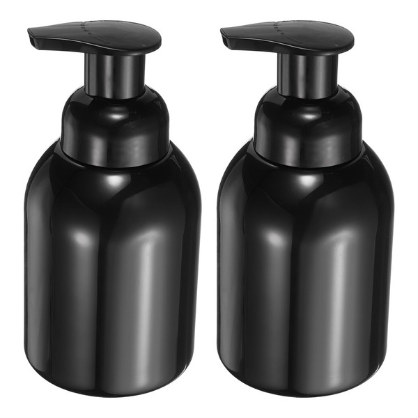 uxcell 2PCS Round Empty Foam Pump Bottle, 350ml Travel Foam
