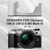 Rieibi PU Leather Half Case for Olympus OM-5/Olympus OM-D E-M5