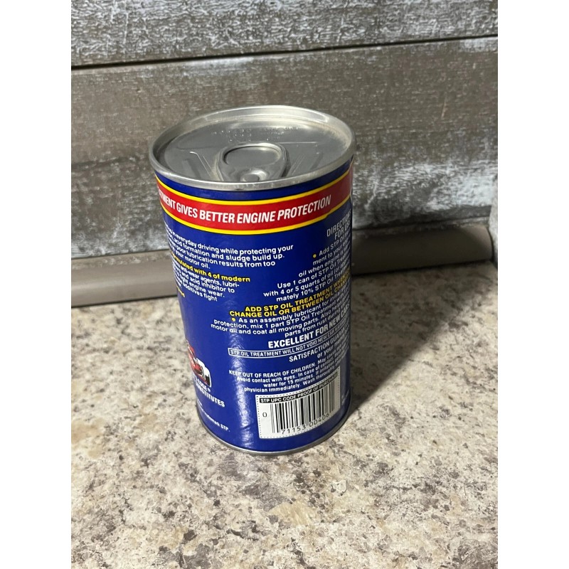 STP Vintage STP Oil Treatment Can 15oz Unopened Full Can
