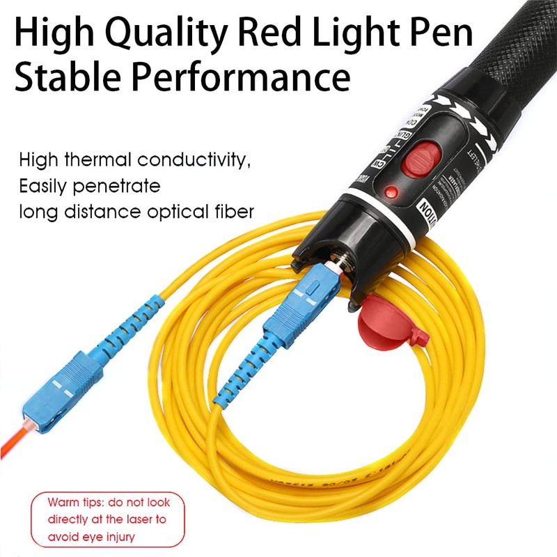 50 mW Visual Fault Locator Optical Cable Test Pen Tester