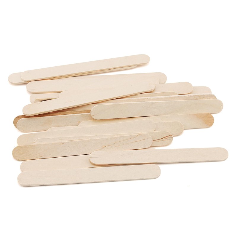 MANCHAP 1000 PCS 2.5 Inch Mini Wood Lollipop Popsicle Sticks,