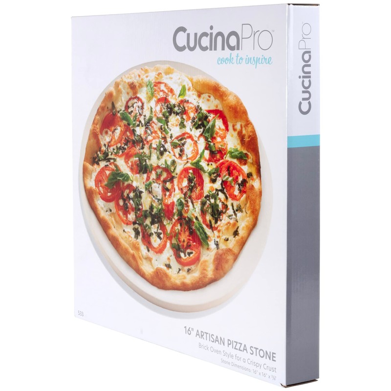 Pizza Stone for Oven, Grill, BBQ - Round 5/8 Inch
