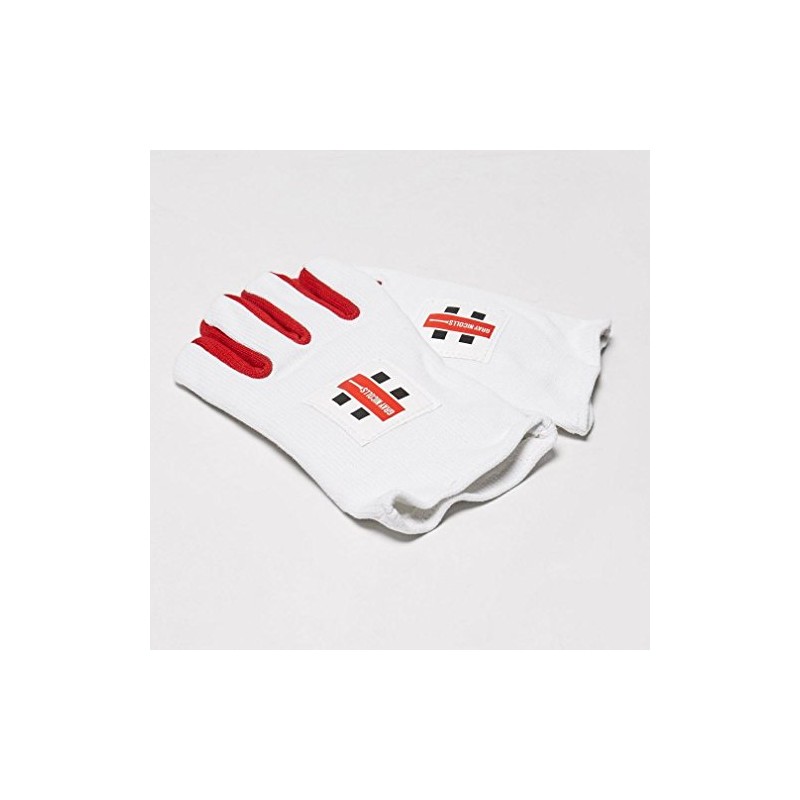 Gray-Nicolls Wicket Keeping Inners, White, One Size