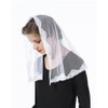 BEAUTELICATE Lace Mantilla Scarf Veil Tulle Stole Black White For
