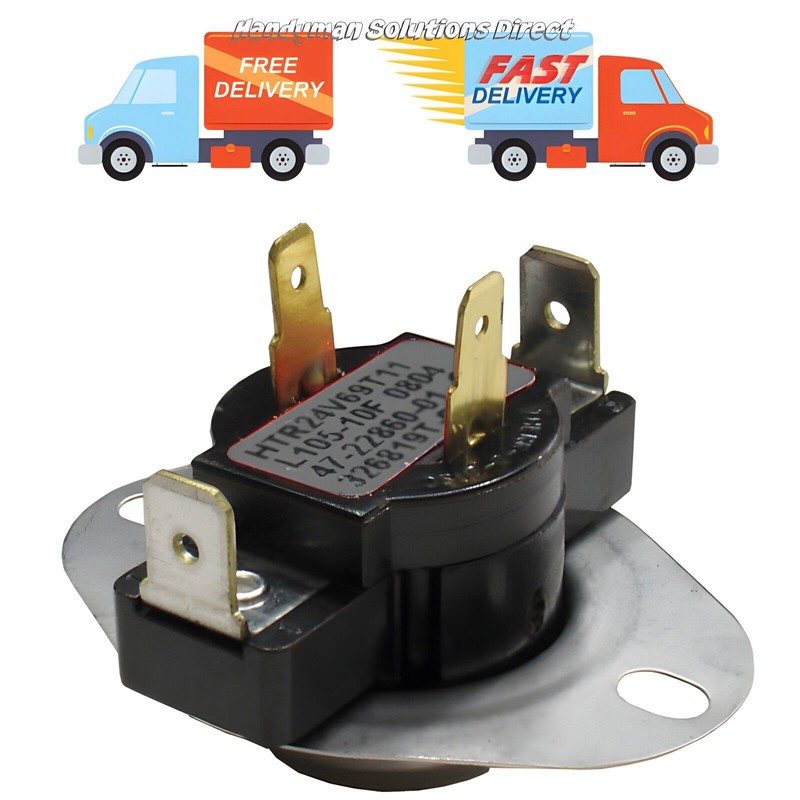 Ruud Therm-O-Disk HTR24V69T11 Furnace Limit Switch 47-22860-03 L105-10F 326821T-O-D