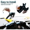 ZONETECH Car Steering Wheel Lock 2-Pack - Premium Quality Strong