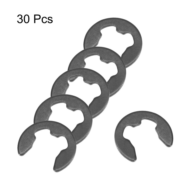 uxcell E-Clip Circlip - 10mm External Retaining Shaft Snap Ring