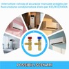 2 Pezzi Valvola Controllo Flusso R410 R22, Valvola di Sicurezza