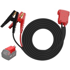 Jumper Cables for Milwaukee M18 Batteries, 8 Gauge 6.5 Ft Car Battery Jump Starter, Heavy Duty Automotive Booster Cables for Jump Starting Dead or Weak Batteries (Battery not Included)