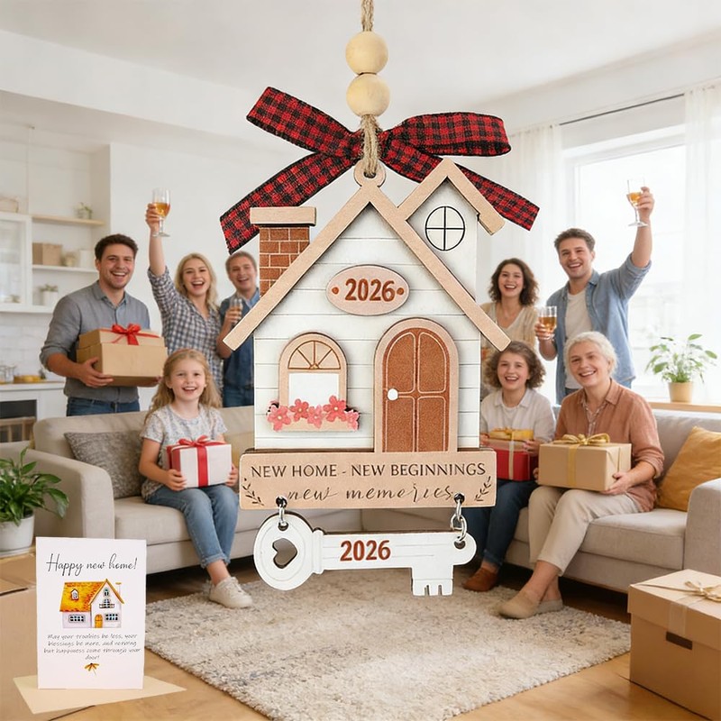 House Warming Gifts New Home 2026, New Home Card, Home
