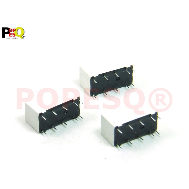 POPESQ® Set of 3 x Relay Bistable HFD2/024-S-L2 24V 1A