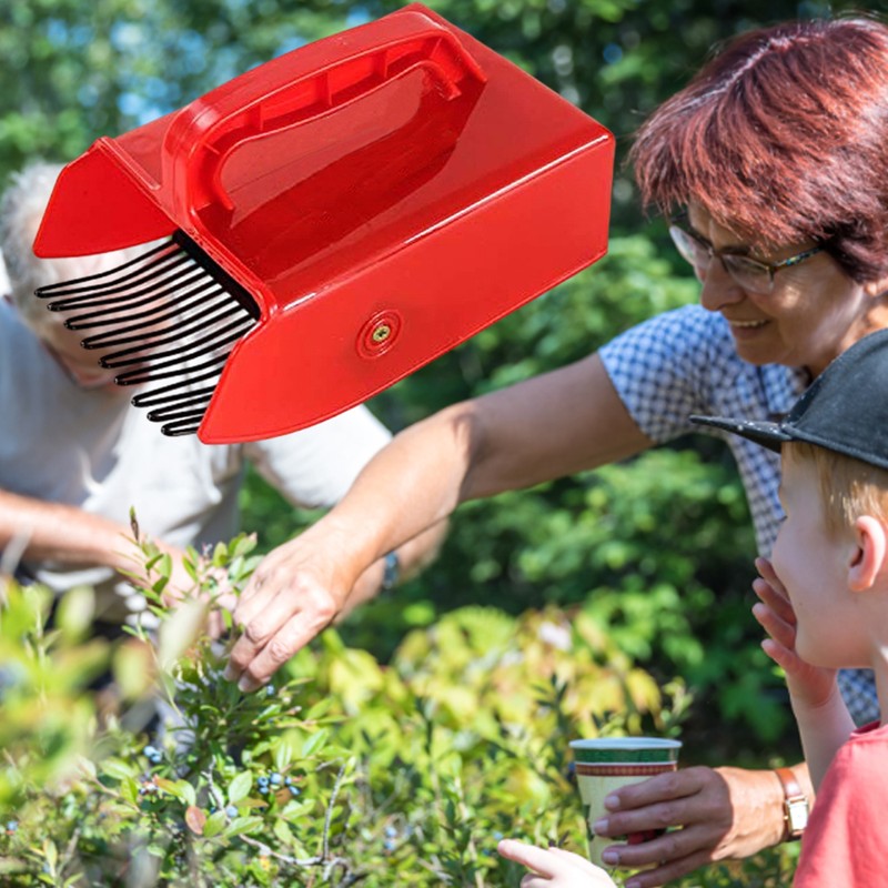 Berry Picker with Metallic Comb and Handle for Easier Berry