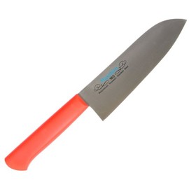Masahiro MV-P Santoku Shape, 6.5 inches (165 mm), Red 14423