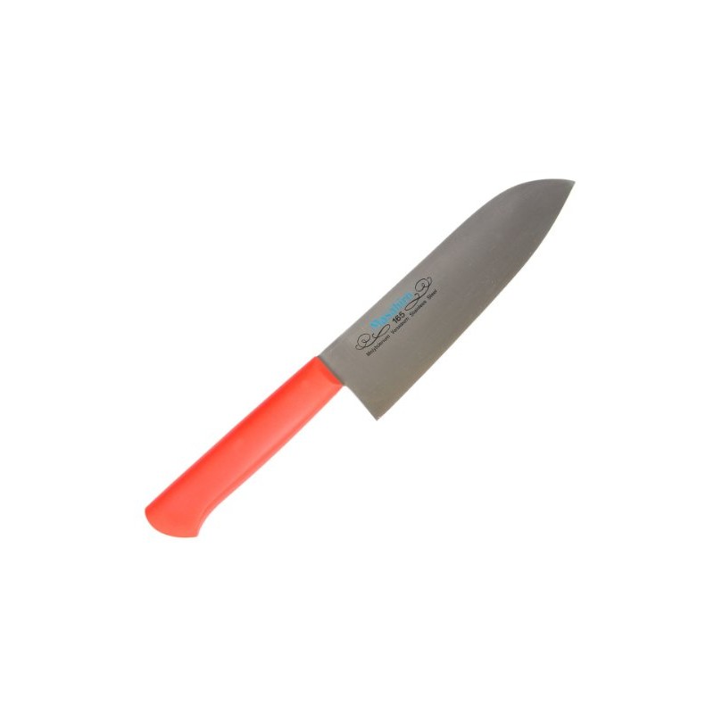 Masahiro MV-P Santoku Shape, 6.5 inches (165 mm), Red 14423