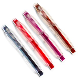 LOOKWORLD 4 Pack Reading Glasses Readers for Men and Women,Fashion 360° Rotating Portable Reading Glasses Scratch Proof Folding Mini Lightweight Eyeglasses (4 pairs Mixed Colors, 3.5)