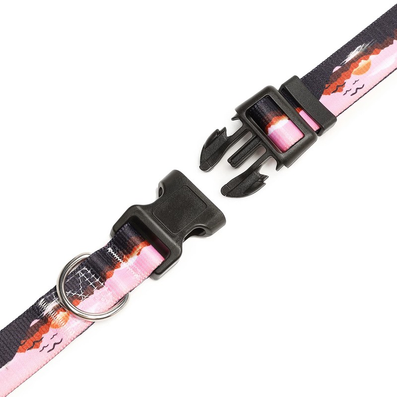 Mercano Adjustable Dog Collar - Special Design Patterns, Soft Nylon
