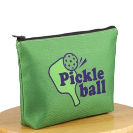 WCGXKO Pickleball Gift Pickleball Lover Gift Pickleball Player Makeup Bag Pickleball Zipper Pouch Makeup Bag (Pickleball CA)