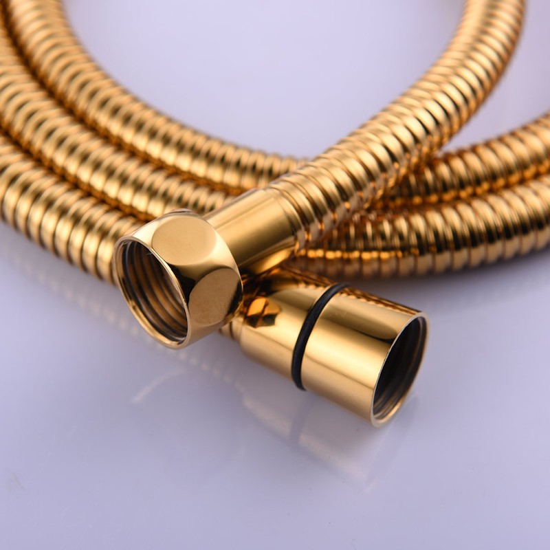CIENCIA 2m(78-Inch) Anti-kink Flexible Gold Shower Hose Stainless Steel with
