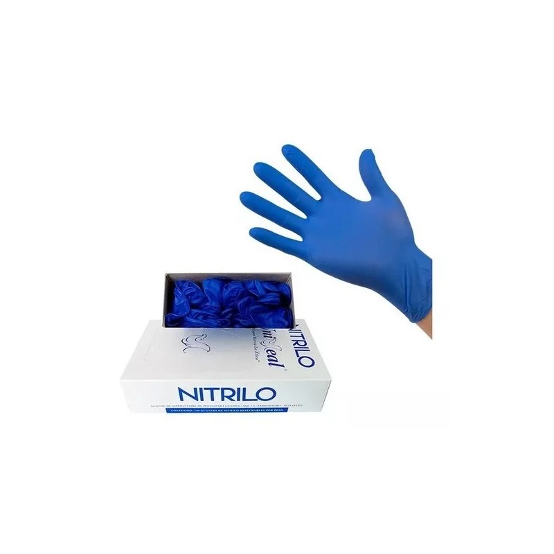 UniSeal Guante De Nitrilo Uniseal Mediano 100pz