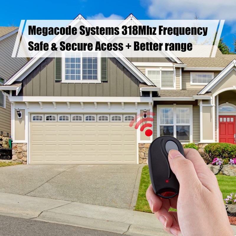 ACT-31B ACP00879 1-Channel Garage Door Opener Remote Control for 318MHZ
