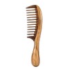 Peine de madera Louise Maelys con dientes anchos para cabello