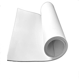 Labzhang White EVA Foam Cosplay, 1 Piece of 2mm Craft Foam,Cosplay Foam, 14" x 39" Ultra-high Density 80 kg/m3 EVA Foam Sheets