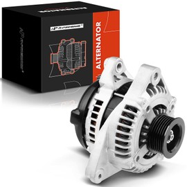A-Premium Alternator Compatible with Toyota Highlander 01-03 V6 3.0L, 12V 130A 6-Groove Pulley Clockwise, Replace# 104210-3040, 27060-20170