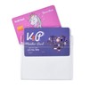 WEBBOMB ID Card Holder Zip Card Holder Flexible Horizontal Waterproof