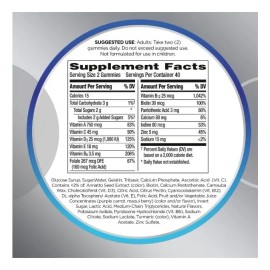 Centrum Multivitaminas Men Hombre 50 + Con 140 Gomitas Sabor Frutas