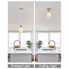karyfine Milk Mini Glass Pendant Lights,Blown Art Glass Pendant Hanging