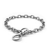keel-Shaped Dog Choke Collar with a Sliding P-Chain and a