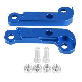 Aluminium Drift Lock Adapter Kit for E46 M3 Increasing Turn Angle 25 Percent Steering Tuning Upgrade CNC Machined Blue