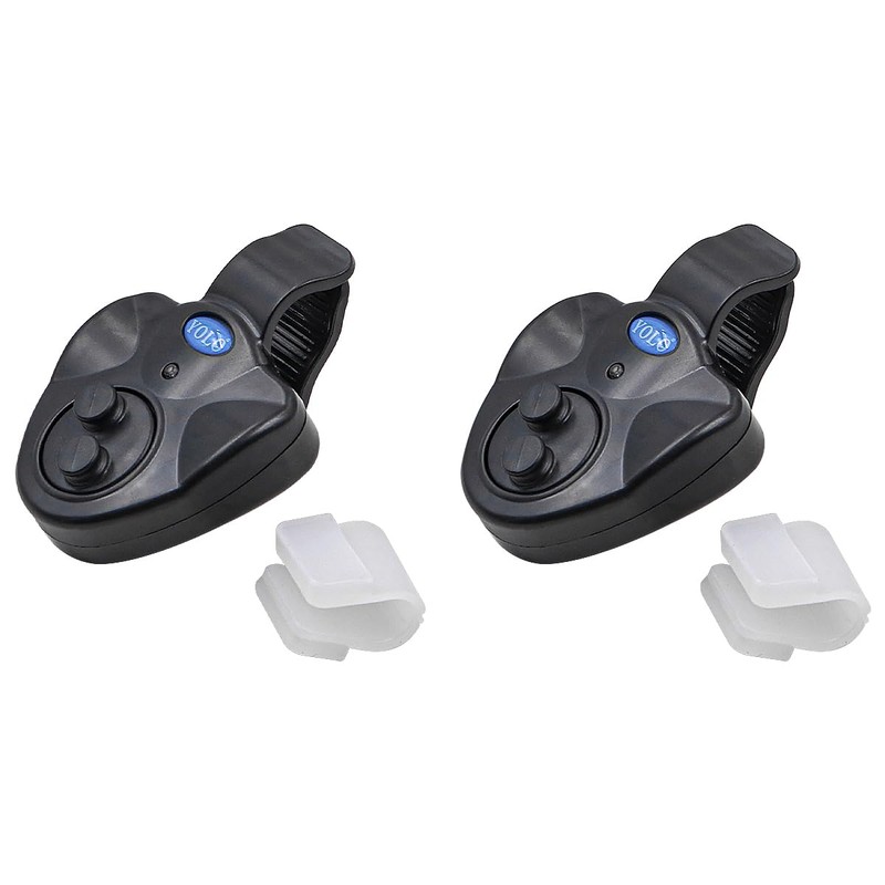 Tiardey Pack of 2 Fishing Bite Alarms Electronic Bite Alarm