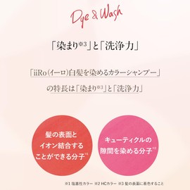 iiRo Color Shampoo for Dyeing Gray Hair (Dark Brown) 6.8 fl oz (200 ml) 1 Piece Single Item Gray Hair Shampoo for Women Men Black Hair Hairline Root