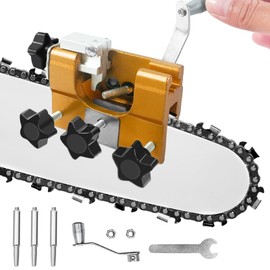 xiaoxiaozhijia Chainsaw Sharpener, Portable Hand Cranks Saw Chain Sharpener, Chain Sharpener, Saw Chain Sharpener, Accessories for All Types of Chainsaws