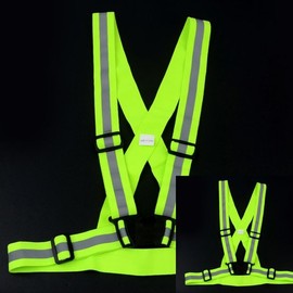 길이조절식 작업용 형광 X밴드 안전밴드 X반도안전밴드 야간밴드 형광안전X밴드 Adjustable Length Work Fluorescent X-Band Safety Band X-Non-Reflective Safety Band Night Band Fluorescent Safety X-Band