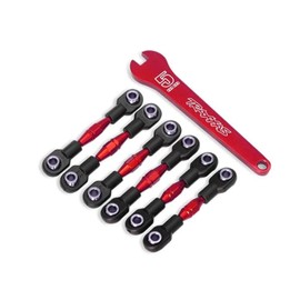 Traxxas TRA8341R Turnbuckles, Aluminum (red-Anodized), Camber Links, 32mm (Front) (2)/ Camber Links, 28mm (Rear) (2)