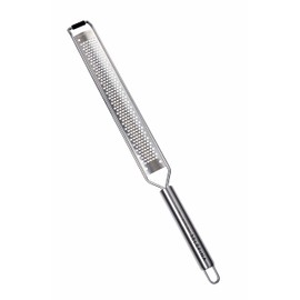 Selefina Spices: Rasp-Style Grater/Zester: for Nutmeg, Lemon, Garlic, Chocolate, Fruits, Vegetables and Ginger. Stainless Steel Grater, 16 inches