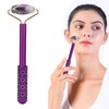 Germanium Stone Facial Massage Roller 2 in 1 Facial Skincare