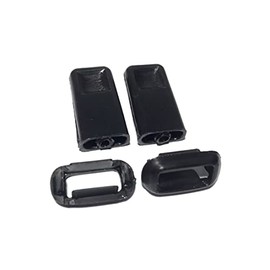 ihave Replacement for Door Lock KNOB Surround HILUX Pickup RN30 RN40 RT100 LN50 LN56 LN60 MK2 79-88 Black