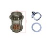 3 inch Glass Reflux Column Section with Copper Bubble Plate
